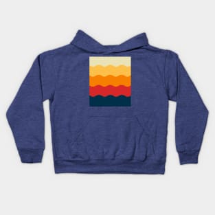 Rainbow Vintage Pattern Kids Hoodie